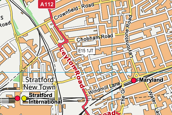 E15 1JT map - OS VectorMap District (Ordnance Survey) E15 1JT map - OS VectorMap District (Ordnance Survey)