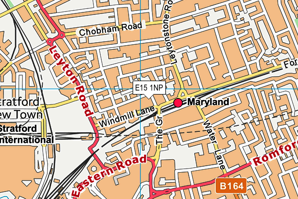 E15 1NP map - OS VectorMap District (Ordnance Survey) E15 1NP map - OS VectorMap District (Ordnance Survey)