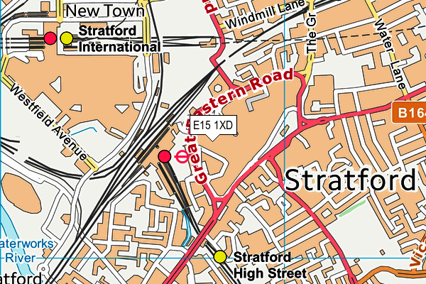E15 1XD map - OS VectorMap District (Ordnance Survey) E15 1XD map - OS VectorMap District (Ordnance Survey)