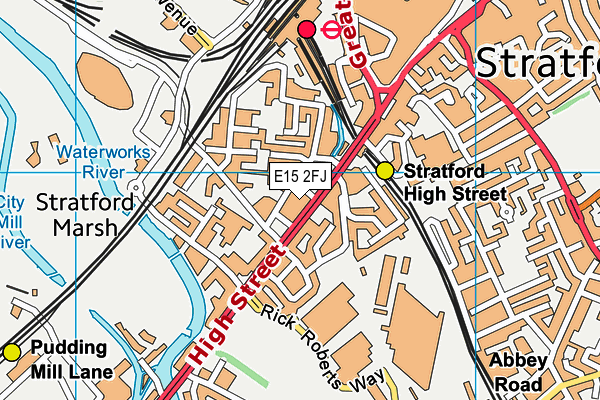 E15 2FJ map - OS VectorMap District (Ordnance Survey) E15 2FJ map - OS VectorMap District (Ordnance Survey)
