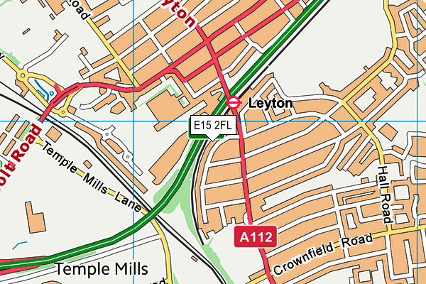 E15 2FL map - OS VectorMap District (Ordnance Survey)