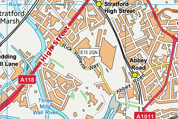 E15 2GN map - OS VectorMap District (Ordnance Survey) E15 2GN map - OS VectorMap District (Ordnance Survey)