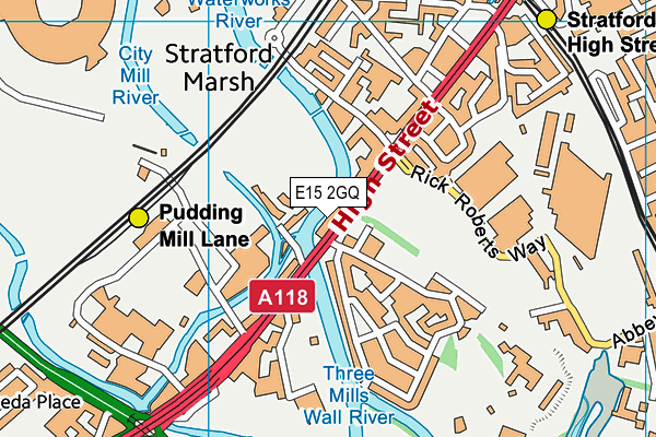 E15 2GQ map - OS VectorMap District (Ordnance Survey) E15 2GQ map - OS VectorMap District (Ordnance Survey)