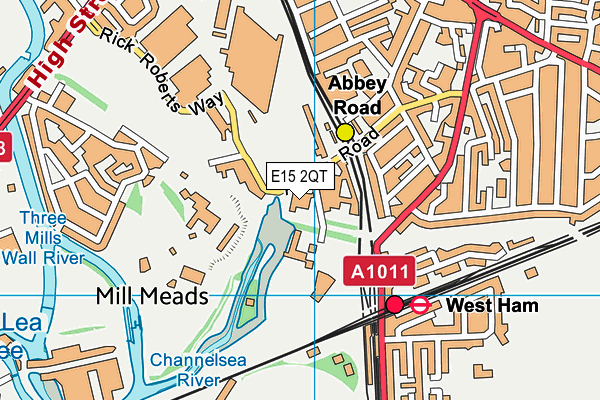 E15 2QT map - OS VectorMap District (Ordnance Survey) E15 2QT map - OS VectorMap District (Ordnance Survey)