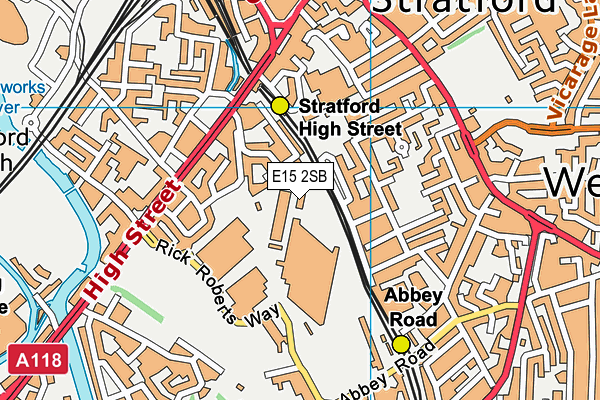 E15 2SB map - OS VectorMap District (Ordnance Survey) E15 2SB map - OS VectorMap District (Ordnance Survey)