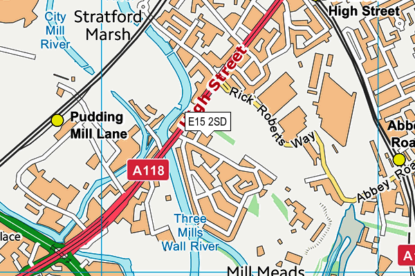 E15 2SD map - OS VectorMap District (Ordnance Survey) E15 2SD map - OS VectorMap District (Ordnance Survey)