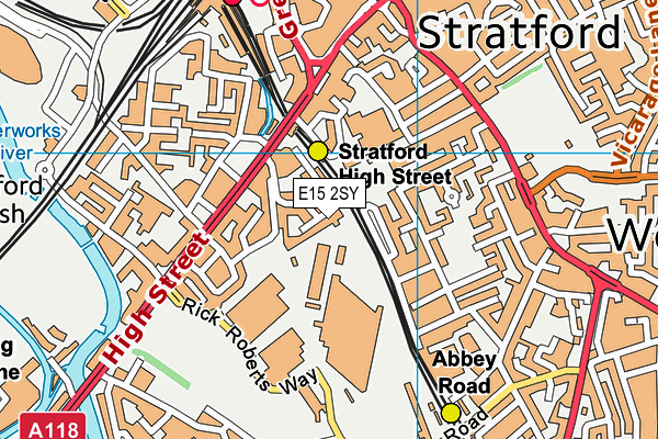 E15 2SY map - OS VectorMap District (Ordnance Survey) E15 2SY map - OS VectorMap District (Ordnance Survey)