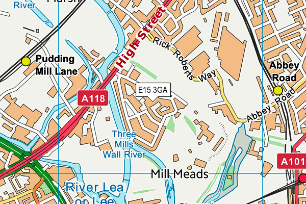 E15 3GA map - OS VectorMap District (Ordnance Survey) E15 3GA map - OS VectorMap District (Ordnance Survey)
