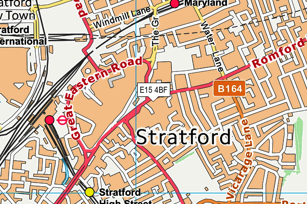 E15 4BF map - OS VectorMap District (Ordnance Survey) E15 4BF map - OS VectorMap District (Ordnance Survey)