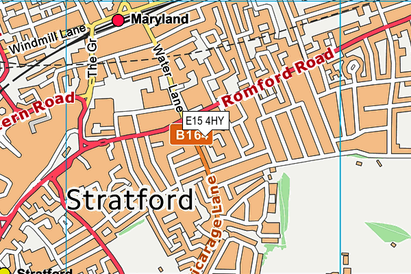 E15 4HY map - OS VectorMap District (Ordnance Survey) E15 4HY map - OS VectorMap District (Ordnance Survey)