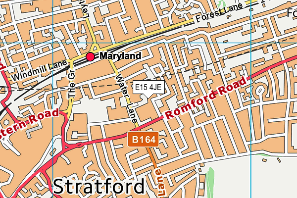 E15 4JE map - OS VectorMap District (Ordnance Survey) E15 4JE map - OS VectorMap District (Ordnance Survey)