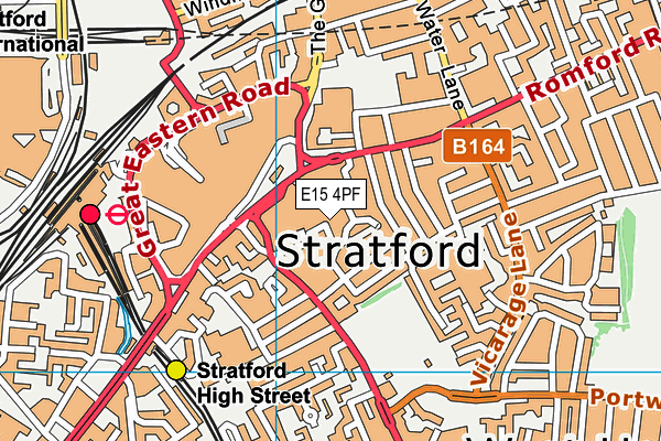 E15 4PF map - OS VectorMap District (Ordnance Survey) E15 4PF map - OS VectorMap District (Ordnance Survey)