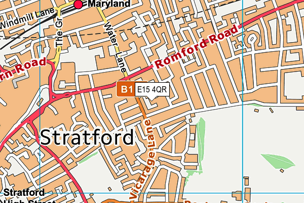 E15 4QR map - OS VectorMap District (Ordnance Survey) E15 4QR map - OS VectorMap District (Ordnance Survey)