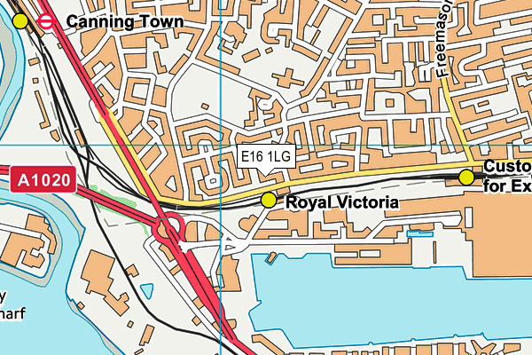 E16 1LG map - OS VectorMap District (Ordnance Survey) E16 1LG map - OS VectorMap District (Ordnance Survey)