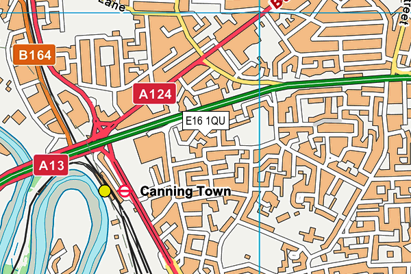 E16 1QU map - OS VectorMap District (Ordnance Survey) E16 1QU map - OS VectorMap District (Ordnance Survey)