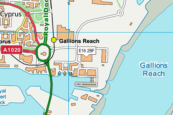 E16 2BF map - OS VectorMap District (Ordnance Survey) E16 2BF map - OS VectorMap District (Ordnance Survey)