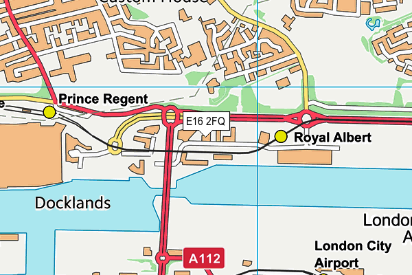 E16 2FQ map - OS VectorMap District (Ordnance Survey) E16 2FQ map - OS VectorMap District (Ordnance Survey)
