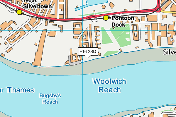 E16 2SQ map - OS VectorMap District (Ordnance Survey) E16 2SQ map - OS VectorMap District (Ordnance Survey)