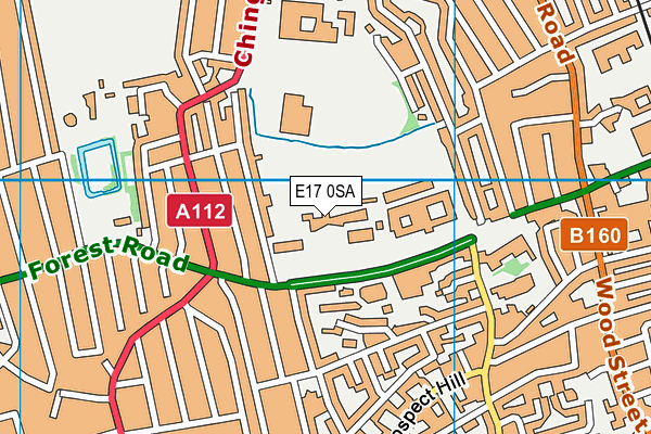 E17 0SA map - OS VectorMap District (Ordnance Survey) E17 0SA map - OS VectorMap District (Ordnance Survey)