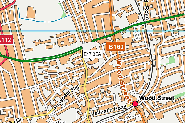 E17 3EA map - OS VectorMap District (Ordnance Survey) E17 3EA map - OS VectorMap District (Ordnance Survey)