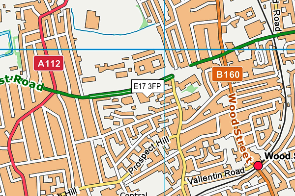 E17 3FP map - OS VectorMap District (Ordnance Survey) E17 3FP map - OS VectorMap District (Ordnance Survey)