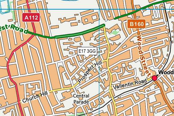 E17 3GG map - OS VectorMap District (Ordnance Survey) E17 3GG map - OS VectorMap District (Ordnance Survey)