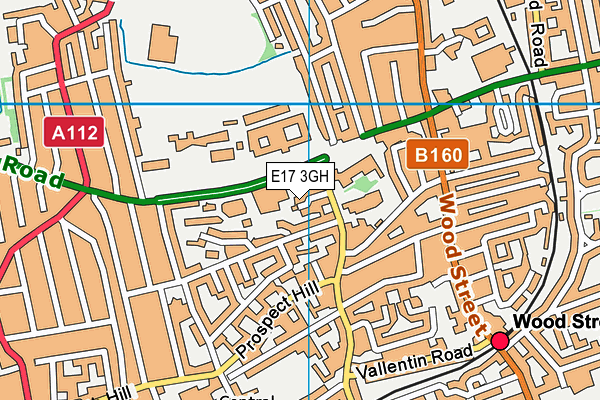 E17 3GH map - OS VectorMap District (Ordnance Survey) E17 3GH map - OS VectorMap District (Ordnance Survey)