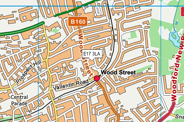 E17 3LA map - OS VectorMap District (Ordnance Survey) E17 3LA map - OS VectorMap District (Ordnance Survey)