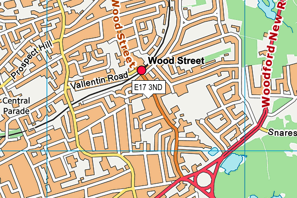 E17 3ND map - OS VectorMap District (Ordnance Survey) E17 3ND map - OS VectorMap District (Ordnance Survey)