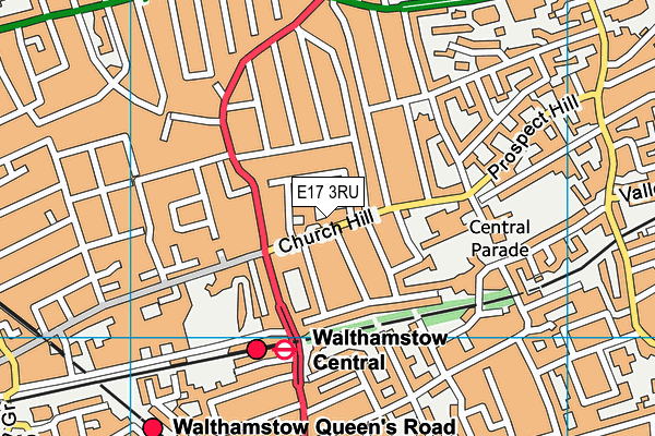 E17 3RU map - OS VectorMap District (Ordnance Survey) E17 3RU map - OS VectorMap District (Ordnance Survey)