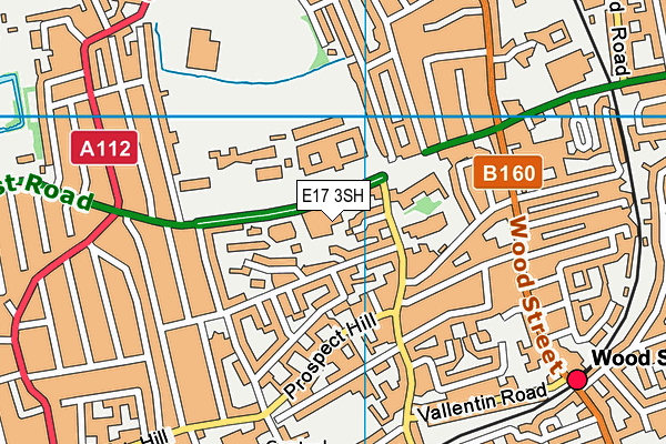 E17 3SH map - OS VectorMap District (Ordnance Survey) E17 3SH map - OS VectorMap District (Ordnance Survey)