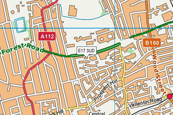 E17 3UD map - OS VectorMap District (Ordnance Survey) E17 3UD map - OS VectorMap District (Ordnance Survey)