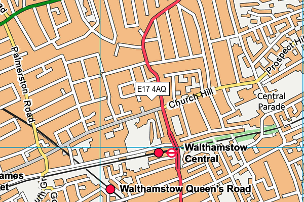 E17 4AQ map - OS VectorMap District (Ordnance Survey) E17 4AQ map - OS VectorMap District (Ordnance Survey)