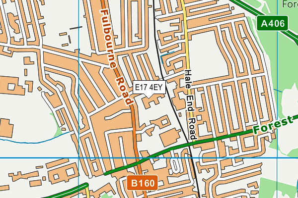E17 4EY map - OS VectorMap District (Ordnance Survey) E17 4EY map - OS VectorMap District (Ordnance Survey)