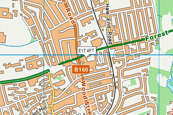 E17 4FT map - OS VectorMap District (Ordnance Survey) E17 4FT map - OS VectorMap District (Ordnance Survey)
