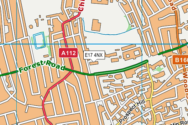 E17 4NX map - OS VectorMap District (Ordnance Survey) E17 4NX map - OS VectorMap District (Ordnance Survey)