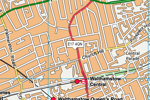 E17 4QN map - OS VectorMap District (Ordnance Survey) E17 4QN map - OS VectorMap District (Ordnance Survey)