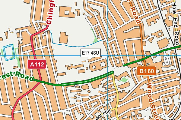 E17 4SU map - OS VectorMap District (Ordnance Survey) E17 4SU map - OS VectorMap District (Ordnance Survey)