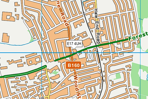 E17 4UH map - OS VectorMap District (Ordnance Survey) E17 4UH map - OS VectorMap District (Ordnance Survey)