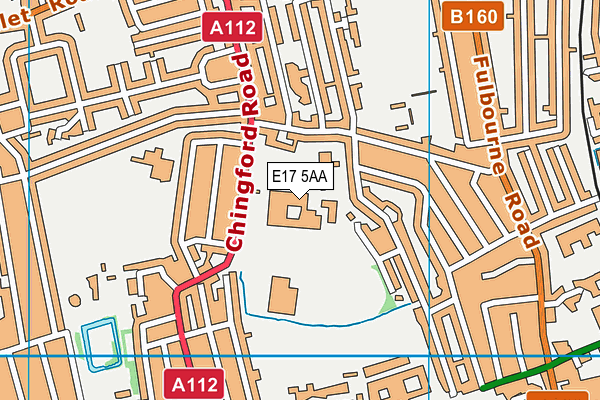 E17 5AA map - OS VectorMap District (Ordnance Survey) E17 5AA map - OS VectorMap District (Ordnance Survey)