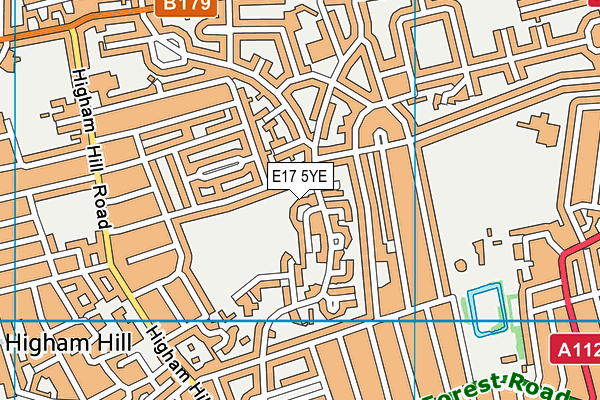 E17 5YE map - OS VectorMap District (Ordnance Survey) E17 5YE map - OS VectorMap District (Ordnance Survey)