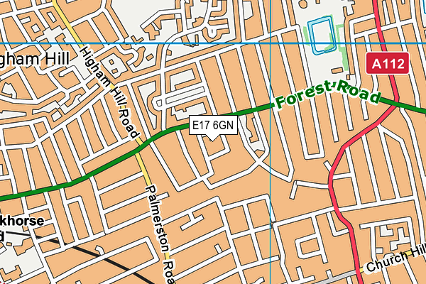 E17 6GN map - OS VectorMap District (Ordnance Survey) E17 6GN map - OS VectorMap District (Ordnance Survey)