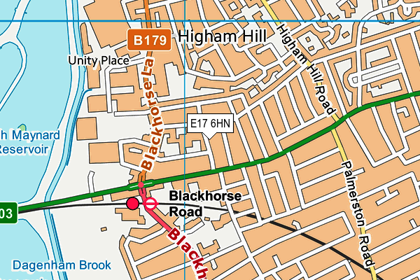 E17 6HN map - OS VectorMap District (Ordnance Survey) E17 6HN map - OS VectorMap District (Ordnance Survey)