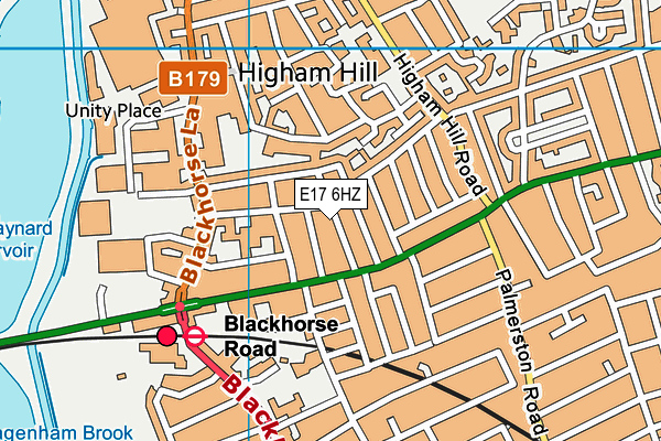 E17 6HZ map - OS VectorMap District (Ordnance Survey) E17 6HZ map - OS VectorMap District (Ordnance Survey)