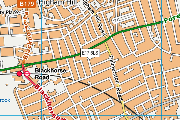 E17 6LS map - OS VectorMap District (Ordnance Survey) E17 6LS map - OS VectorMap District (Ordnance Survey)