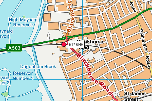 E17 6NH map - OS VectorMap District (Ordnance Survey) E17 6NH map - OS VectorMap District (Ordnance Survey)