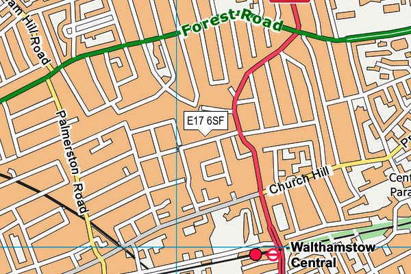 E17 6SF map - OS VectorMap District (Ordnance Survey) E17 6SF map - OS VectorMap District (Ordnance Survey)