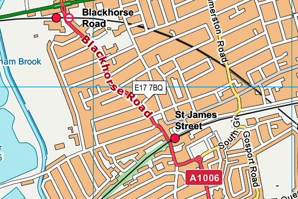 E17 7BQ map - OS VectorMap District (Ordnance Survey) E17 7BQ map - OS VectorMap District (Ordnance Survey)