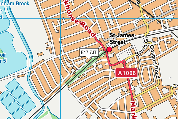 E17 7JT map - OS VectorMap District (Ordnance Survey) E17 7JT map - OS VectorMap District (Ordnance Survey)