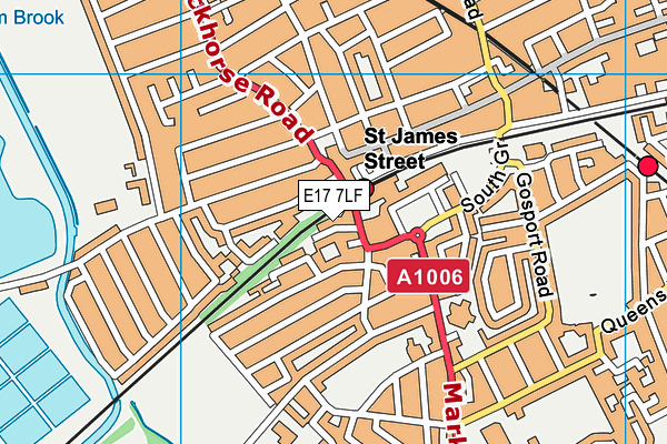 E17 7LF map - OS VectorMap District (Ordnance Survey) E17 7LF map - OS VectorMap District (Ordnance Survey)